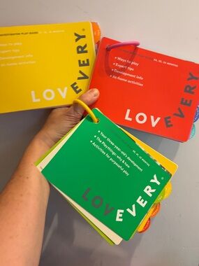 Lovevery Development Play Guides Cards - Multi-Color Baby Learning Toy